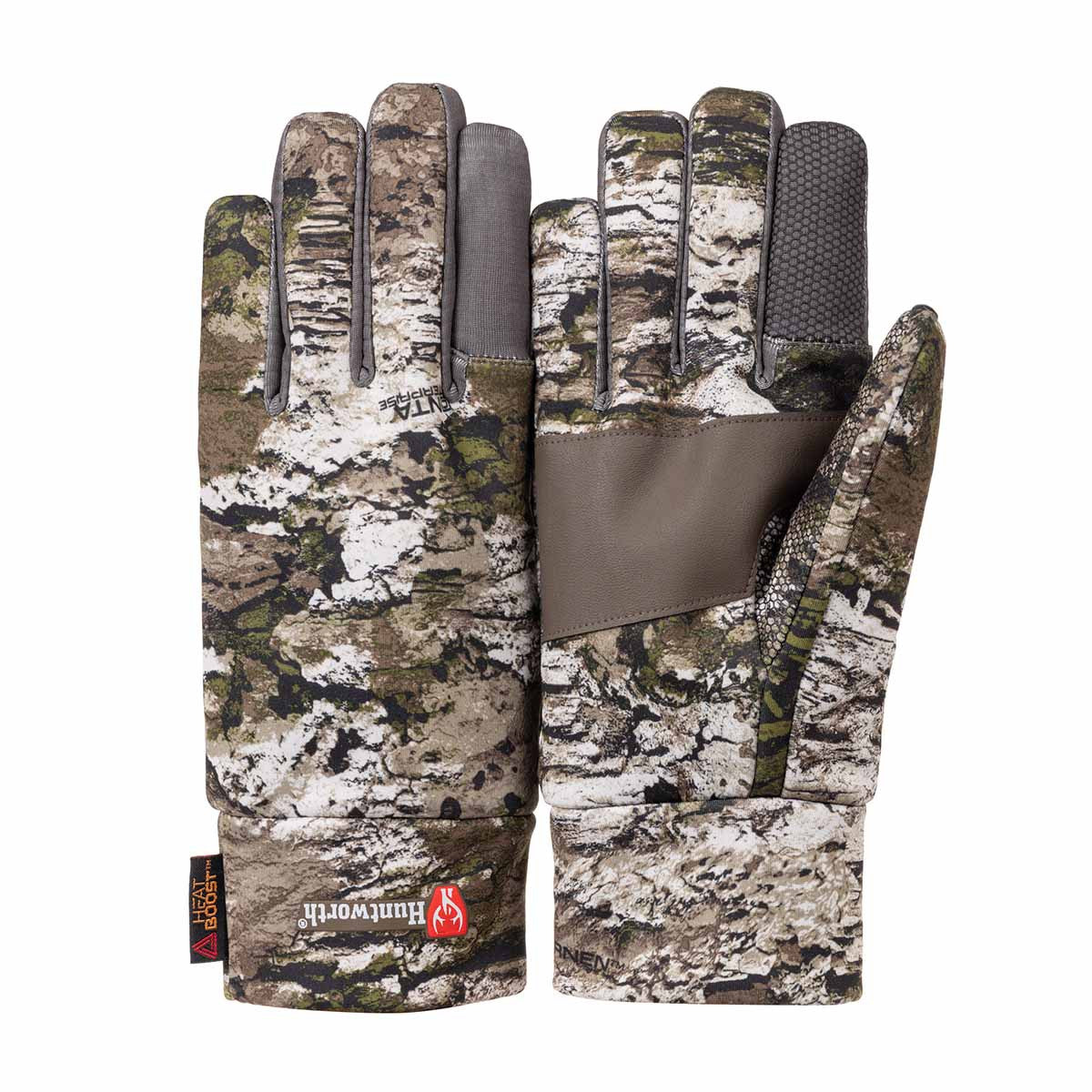Huntworth Heat Boost Lined Waterproof Hunting Gloves Image in Tarnen