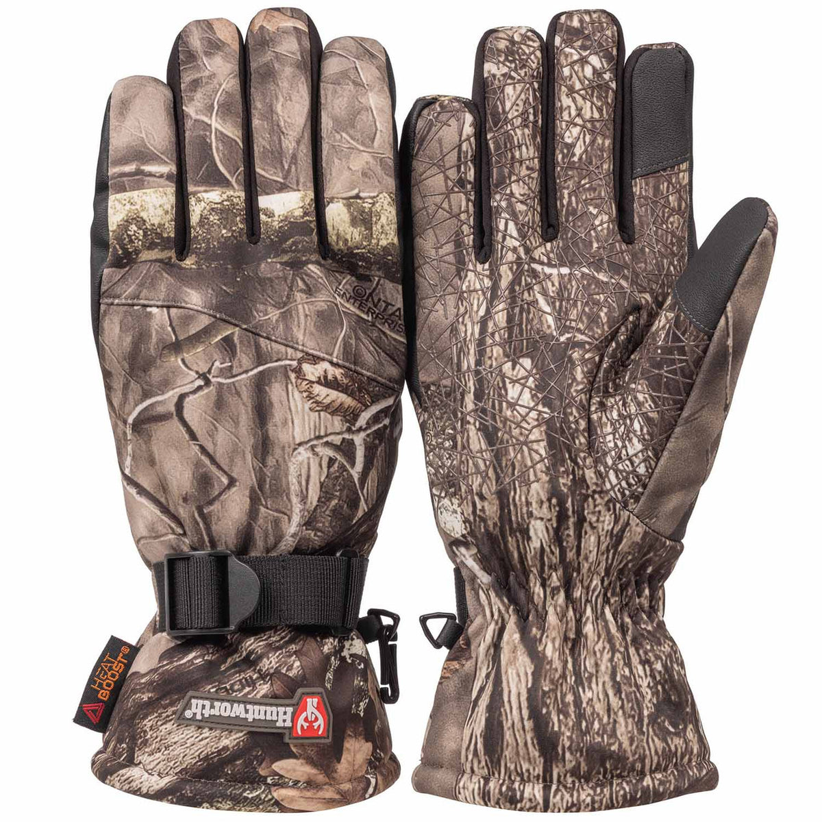 Image of the Huntworth Heat Boost Sherpa Lined Waterproof Glove in Hidd'n.