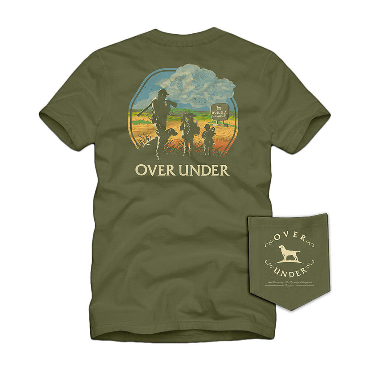 Over Under Leave a Legacy Short-Sleeve T-Shirt Image