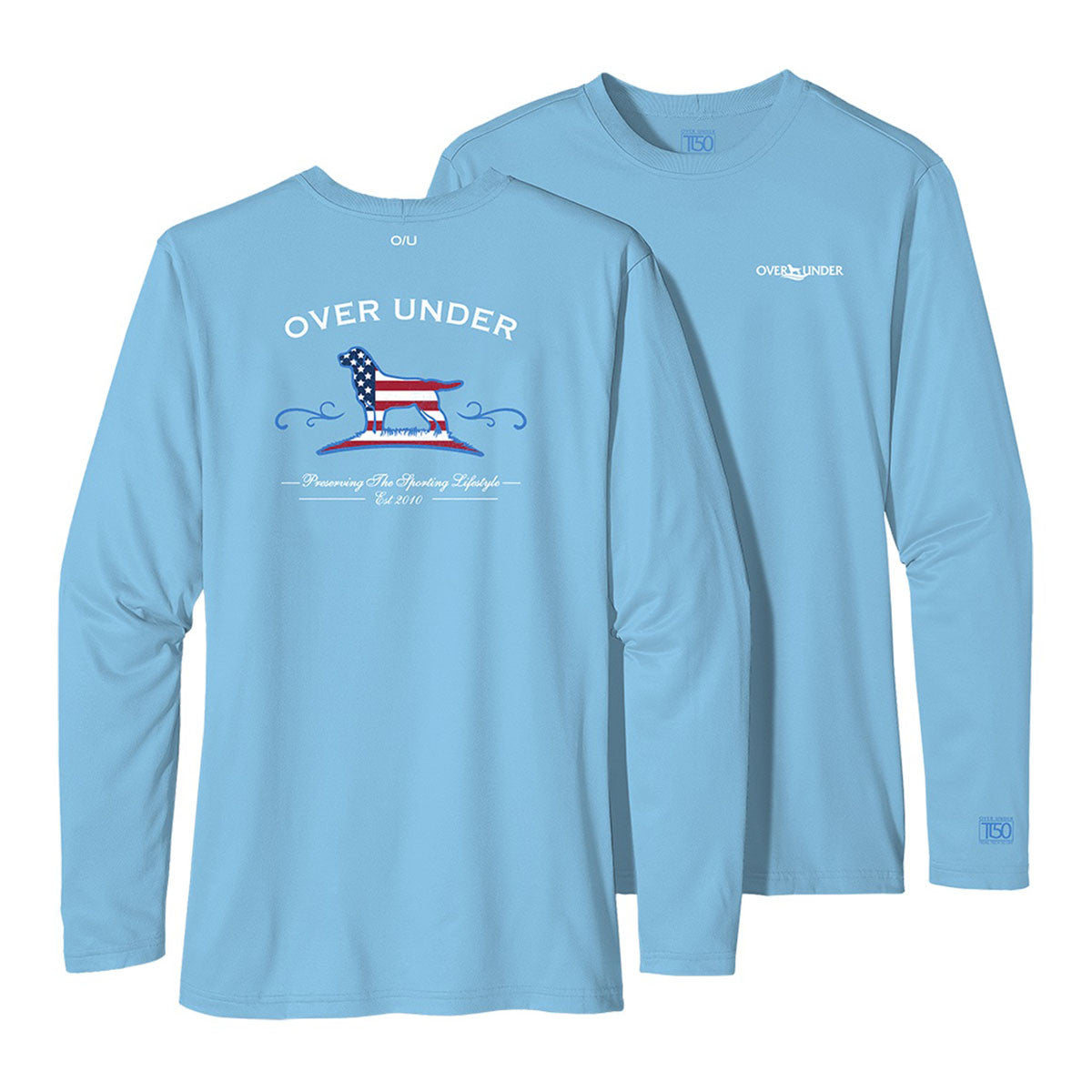 Over Under Tidal Tech Freedom Lab Long-Sleeve T-Shirt Image in Clearwater