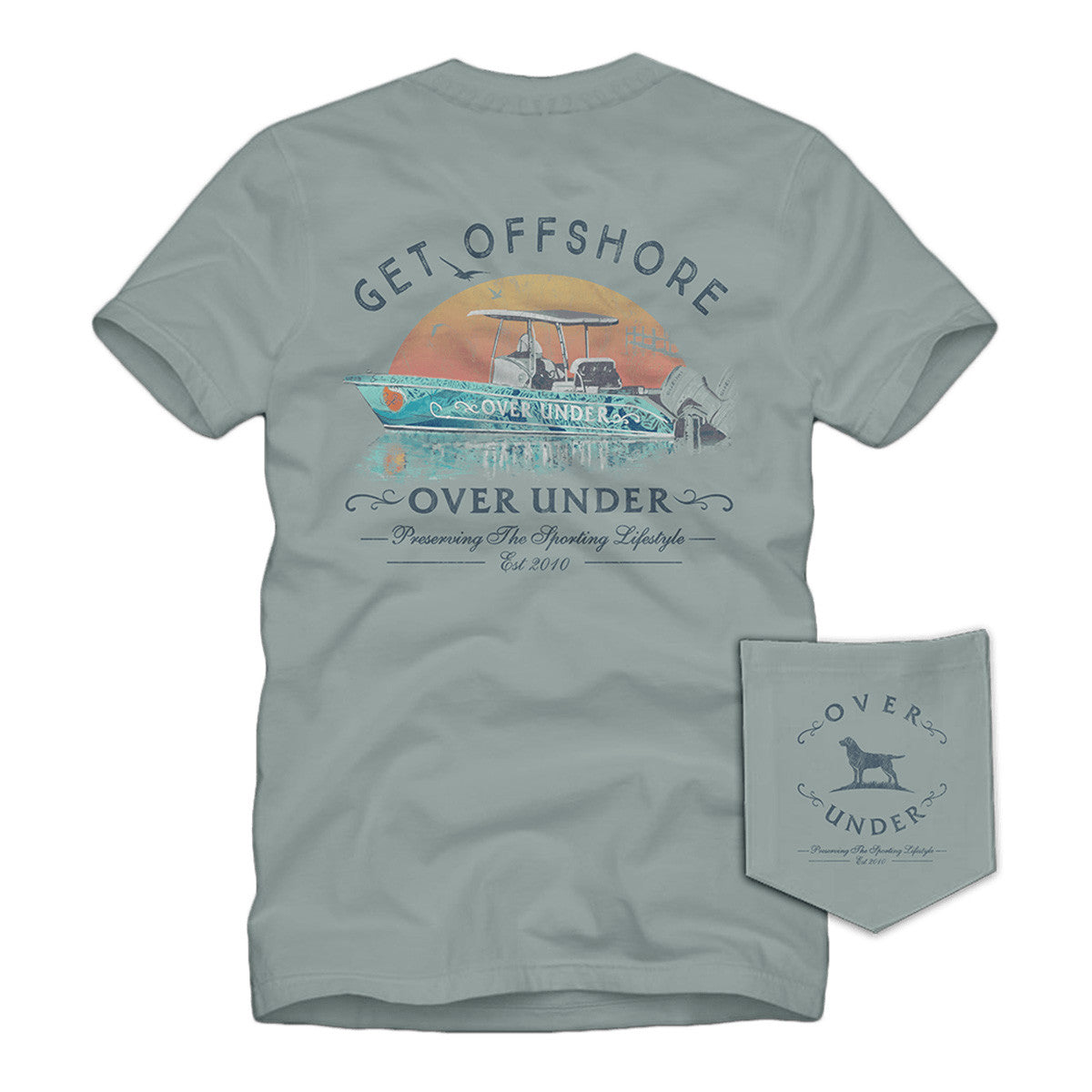 Over Under Get Offshore Short-Sleeve T-Shirt Image in Bay
