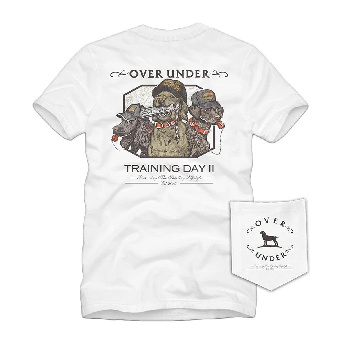 Over Under Training Day II Short-Sleeve T-Shirt Image in White