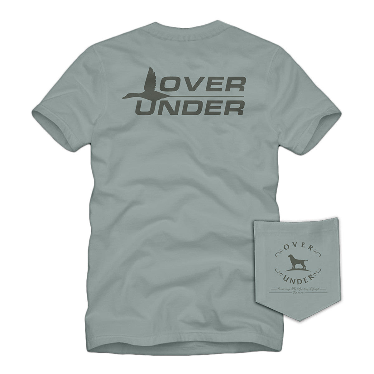 Over Under In Flight Short-Sleeve T-Shirt Image in Bay
