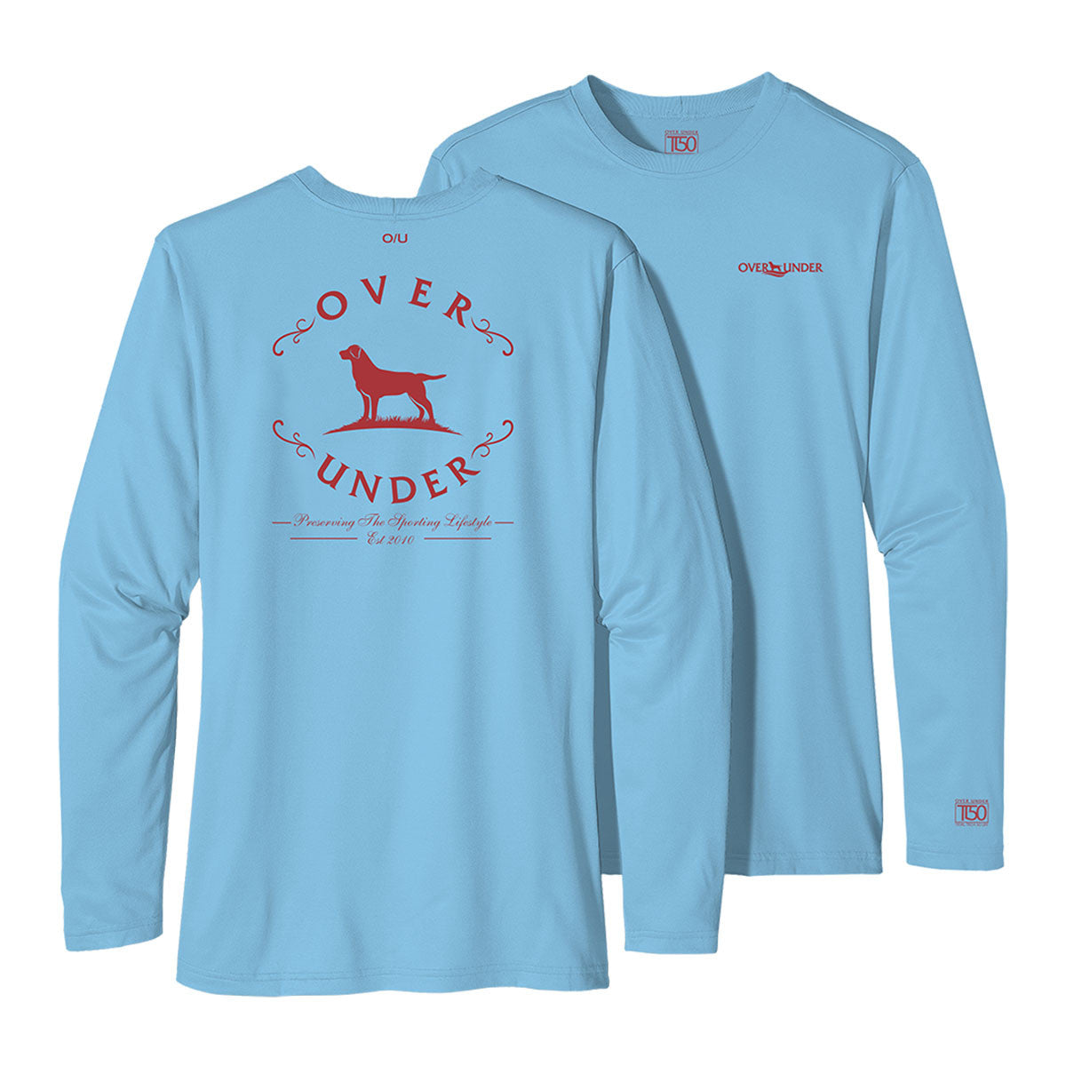 Over Under Tidal Tech Original Logo Long-Sleeve T-Shirt Image in Clearwater