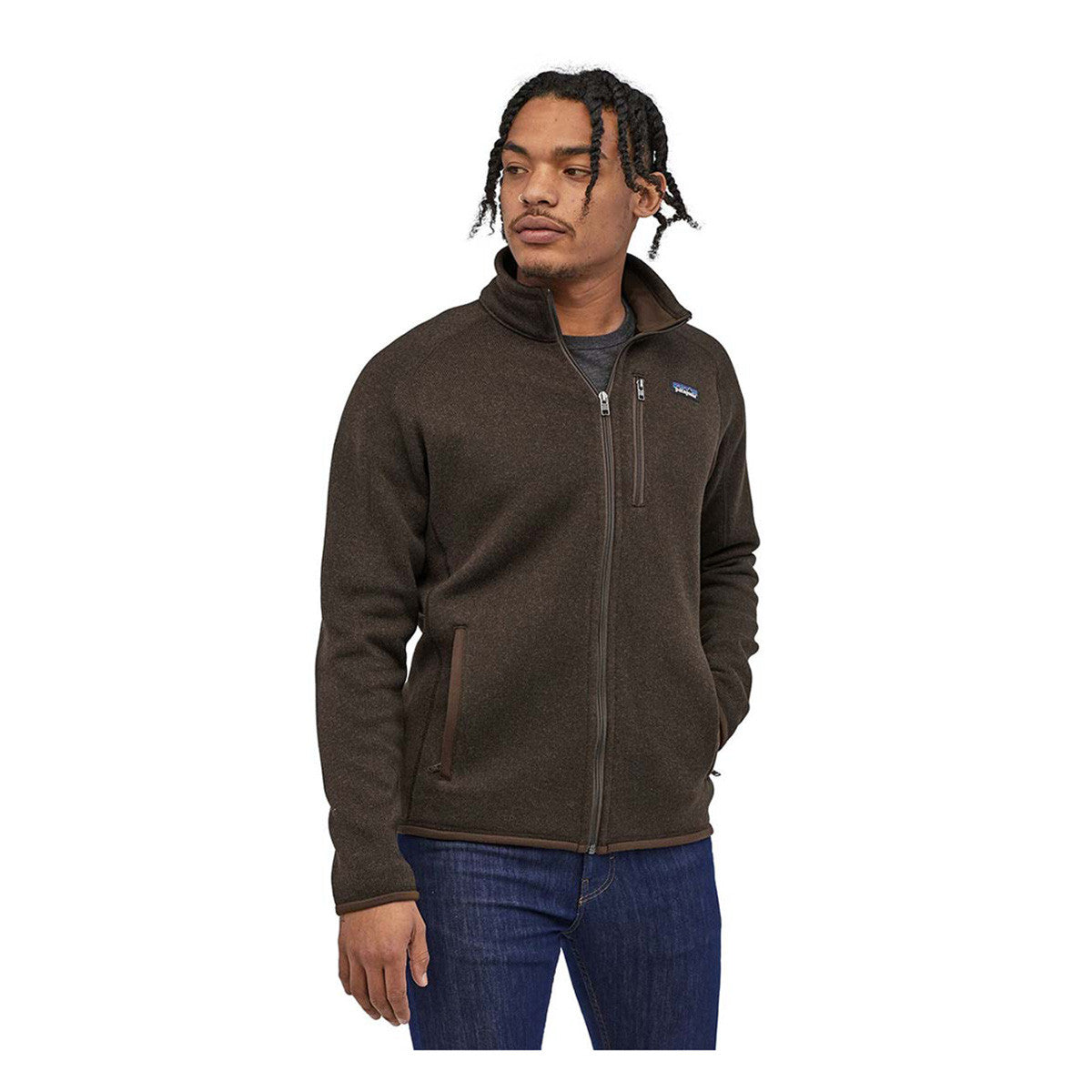 Patagonia Better Sweater Jacket - Logwood Brown Front Image