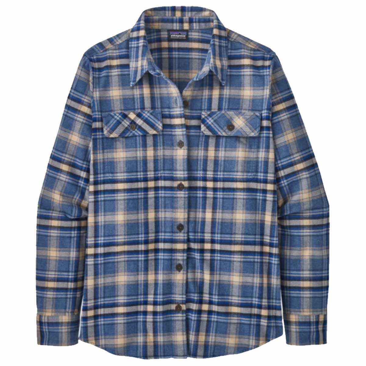 Women's Long-Sleeved Organic Cotton Midweight Fjord Flannel Shirt