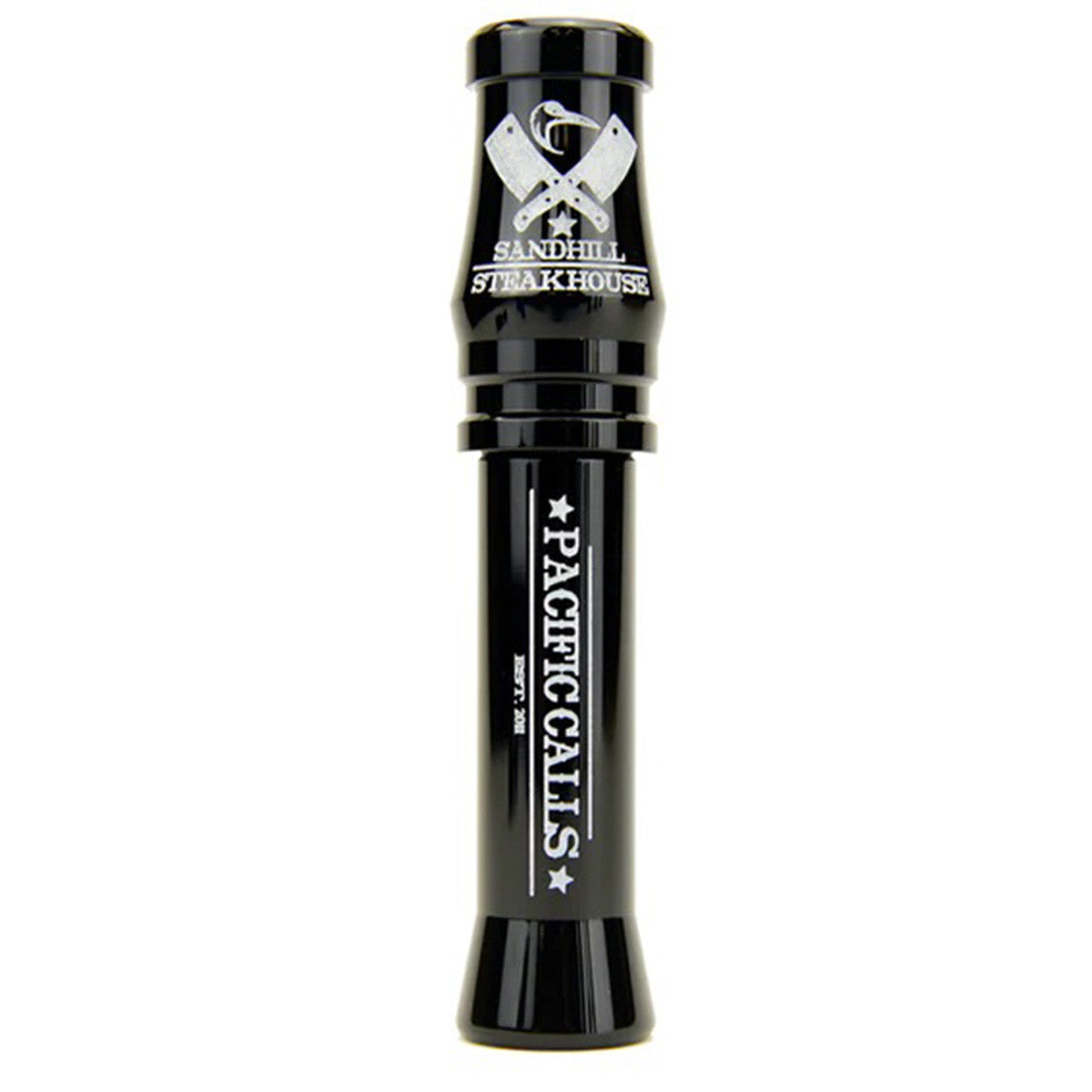 Pacific Calls Sandhill Steakhouse Crane Call Image in Black