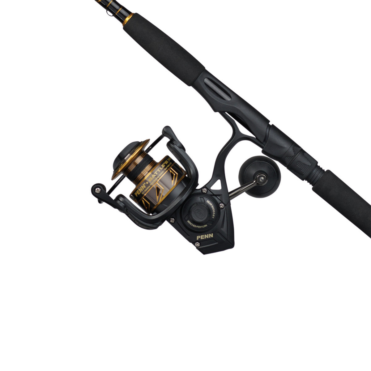Battle III Spinning Rod and Reel Combo Medium Heavy 7'0" Reel Size 5000