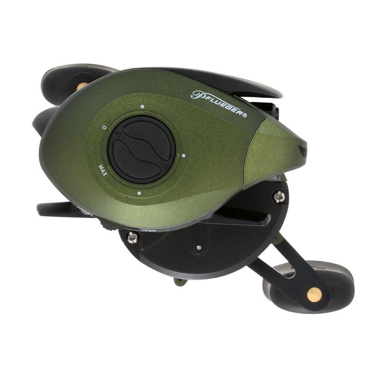 Pflueger Monarch Low Profile Baitcasting Reel Back Image