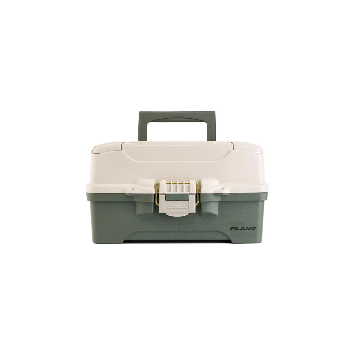 Plano Two-Tray Tackle Box image in Green/Tan Double