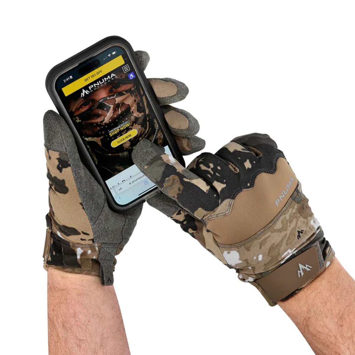 Pnuma Vintis Gloves Touchscreen Fingertip Image
