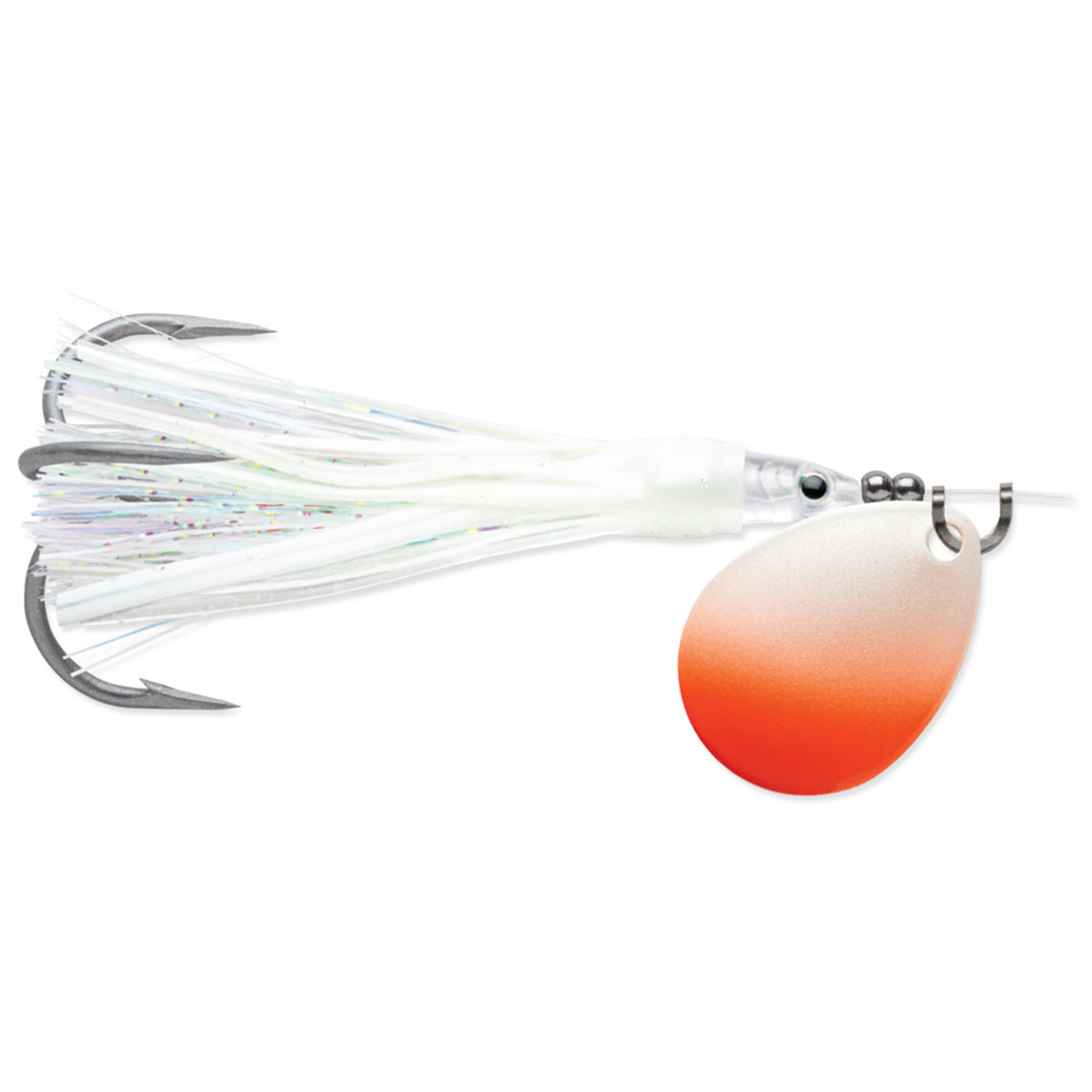 Rapala Jensen Spin 3.5 Flash - Flash Brass White Pearl Orange