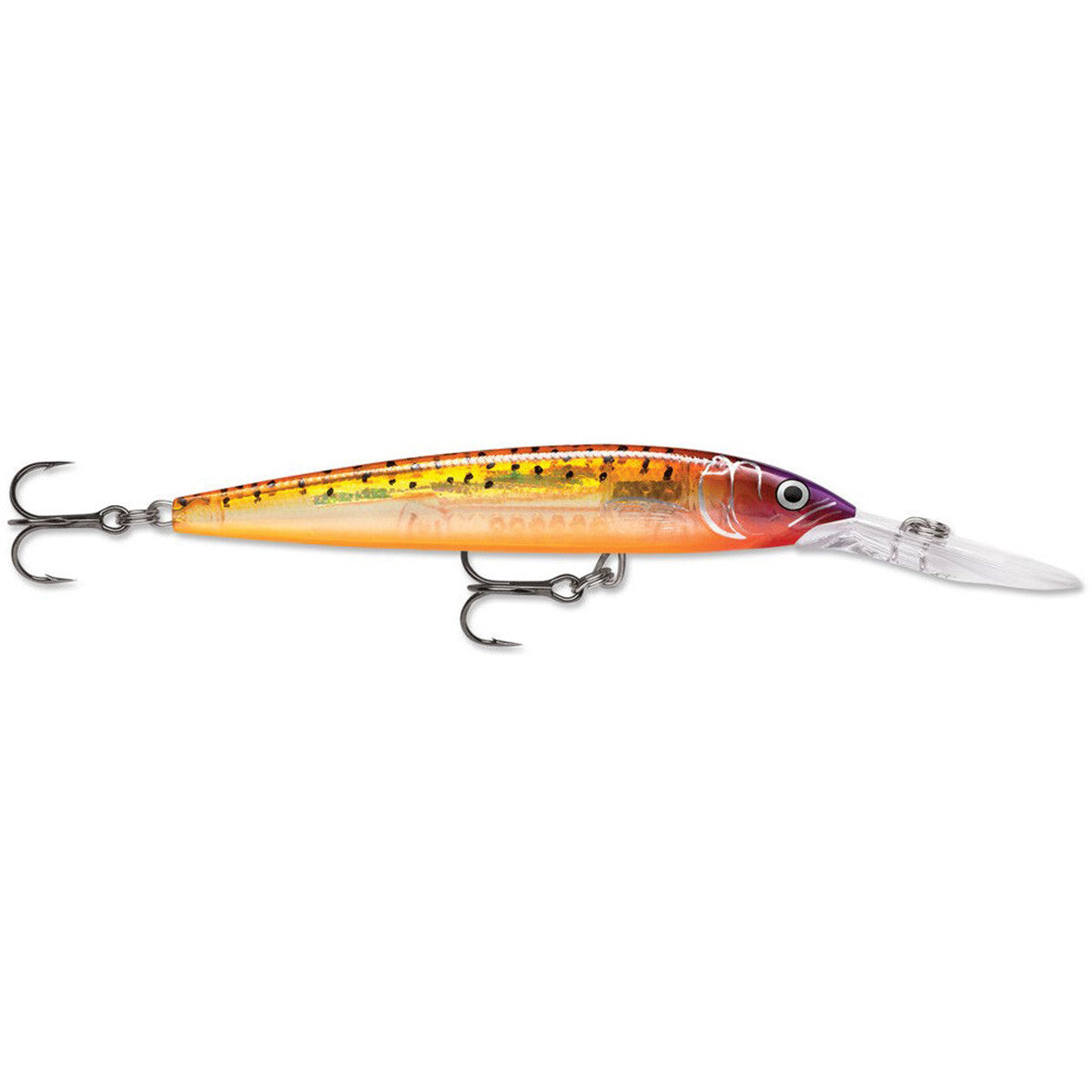 Rapala Down Deep Husky Jerk Hard Lure image in Glass Purple Sunfire