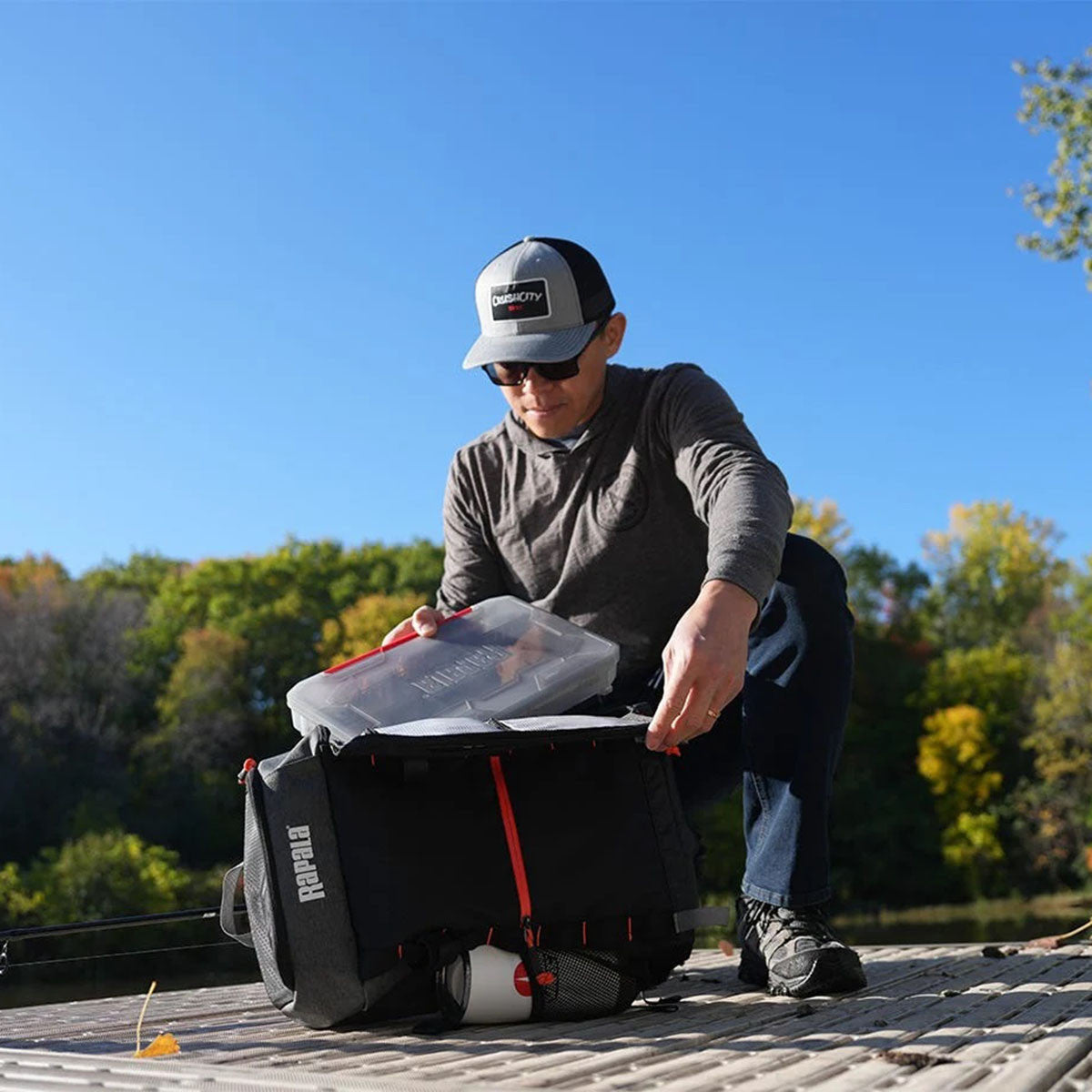 Rapala Venture 13" Anglers Backpack Model Image