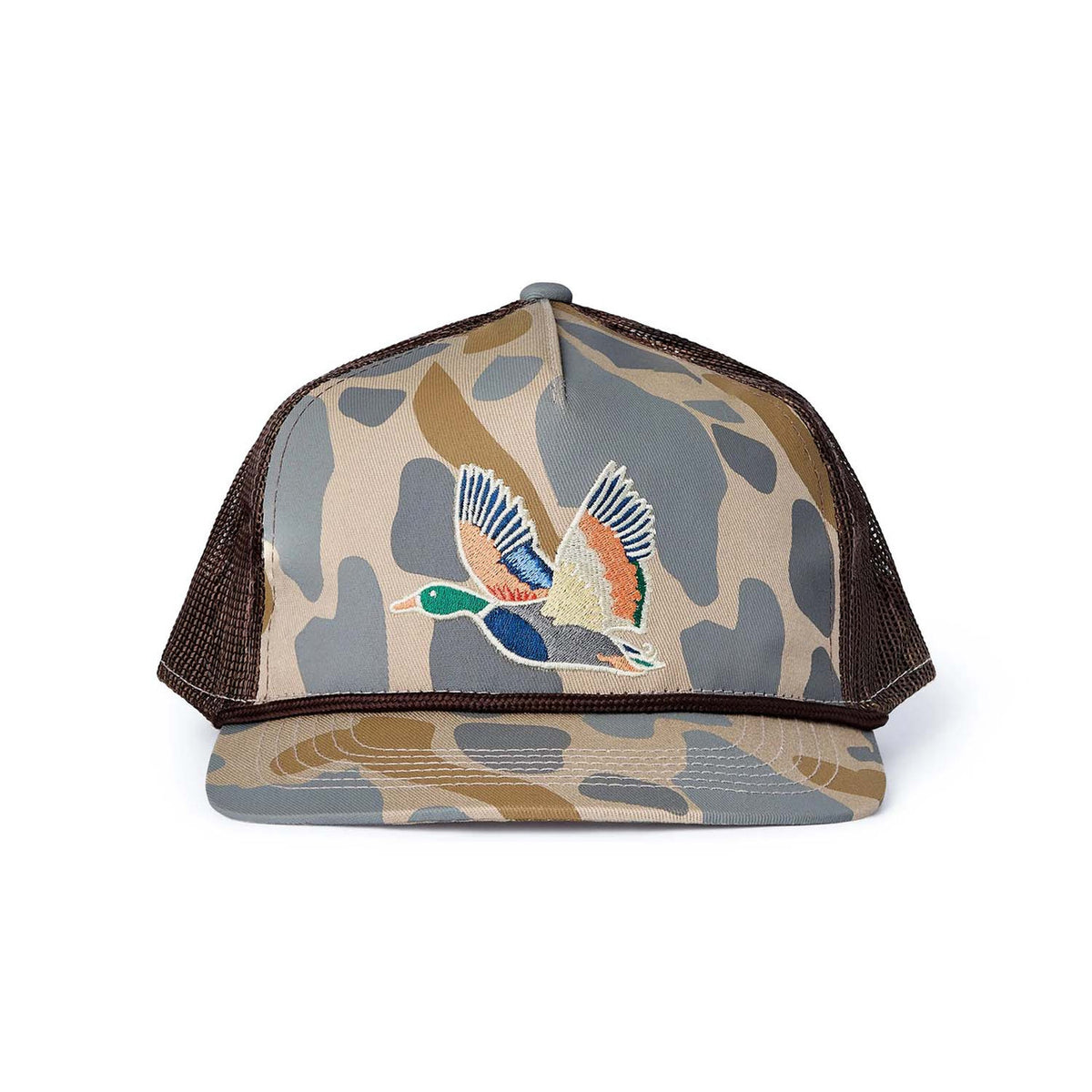 Burlebo Youth Retro Camo Duck Cap front image