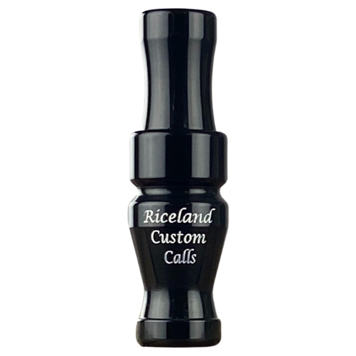 Riceland Custom Calls Delrin 3/4 Gut Goose Call in Black