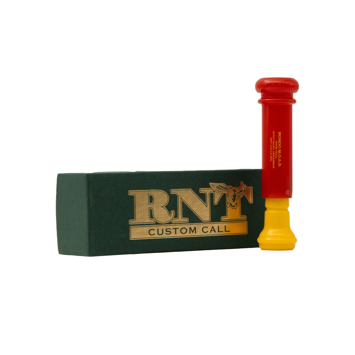 case and call image of Rogers Big Mouth Mondo Chiefs Y/R Duck Call.