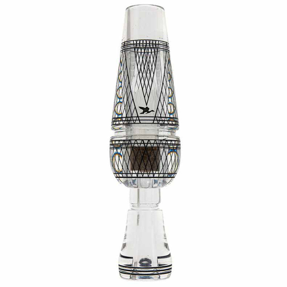 Rich-N-Tone Hancock Duck Call Image in Checkered Clear