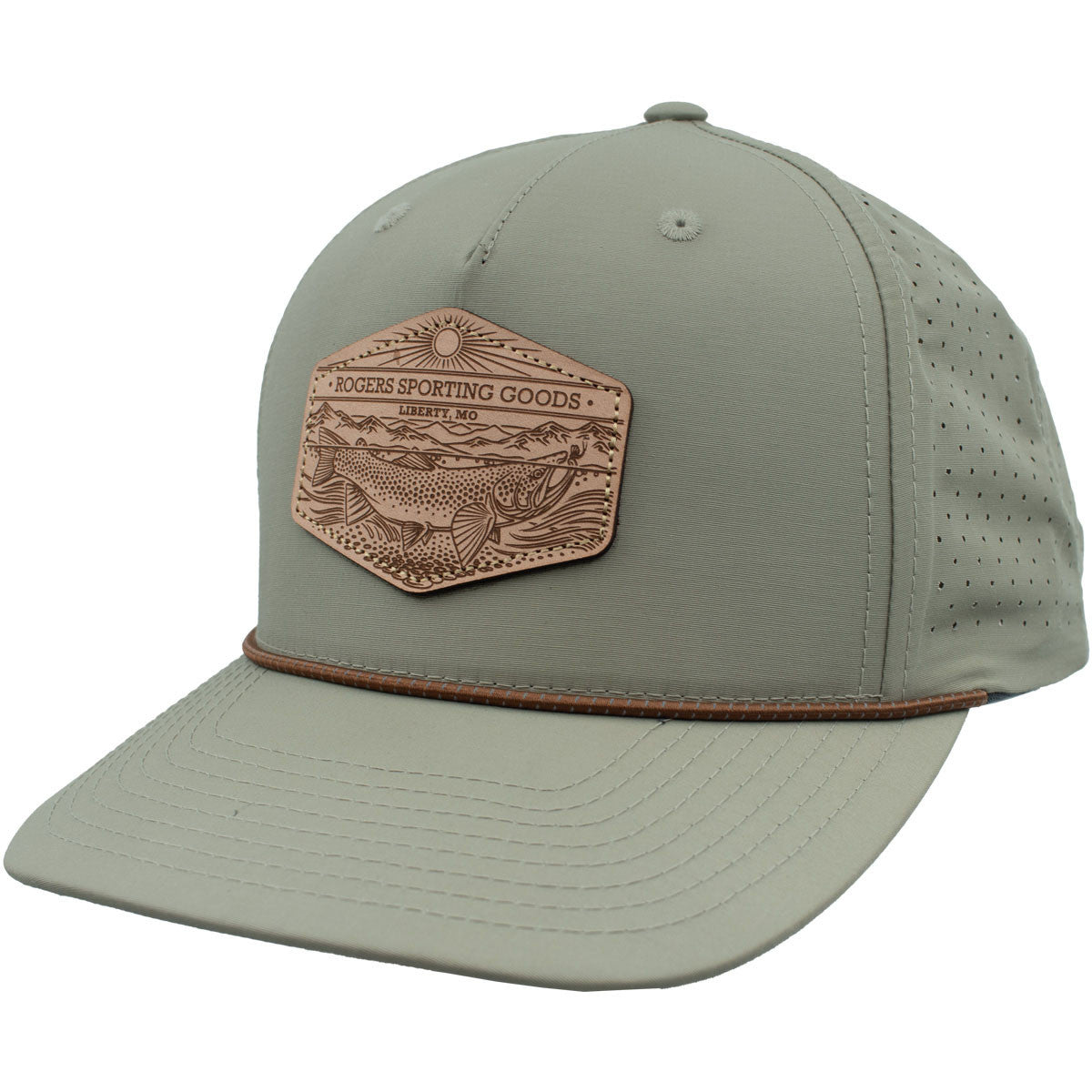 image of Rogers 355 Performance 5 Panel Hat in Trench Coat.