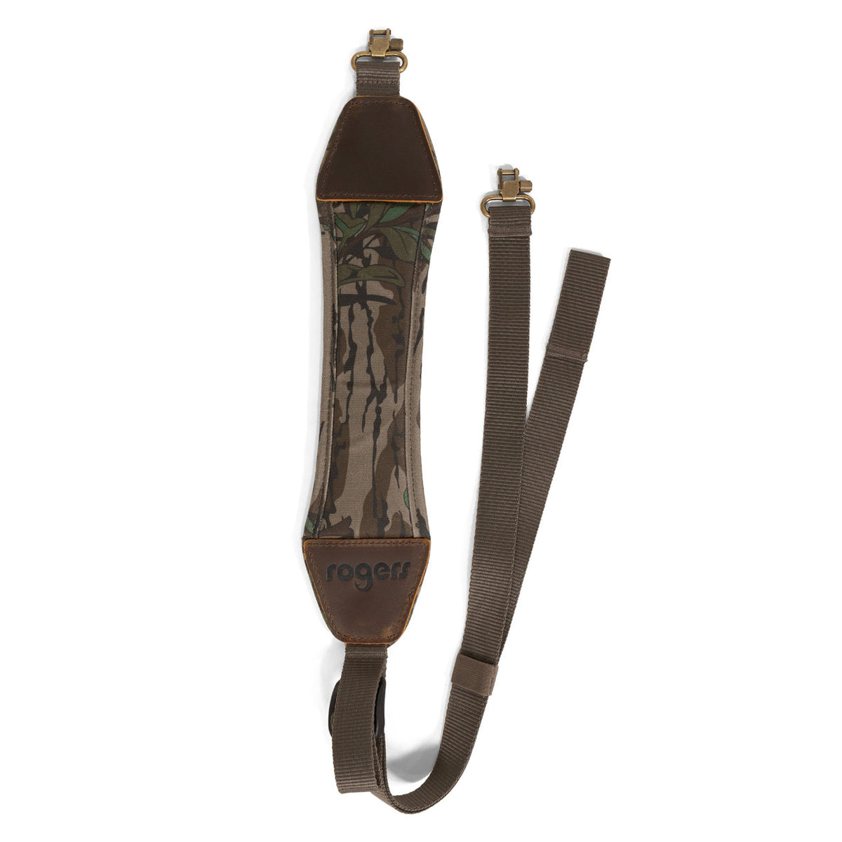 Image of Rogers Traditional Waxed Canvas Camo Gun Sling in Mossy Oak Greenleaf