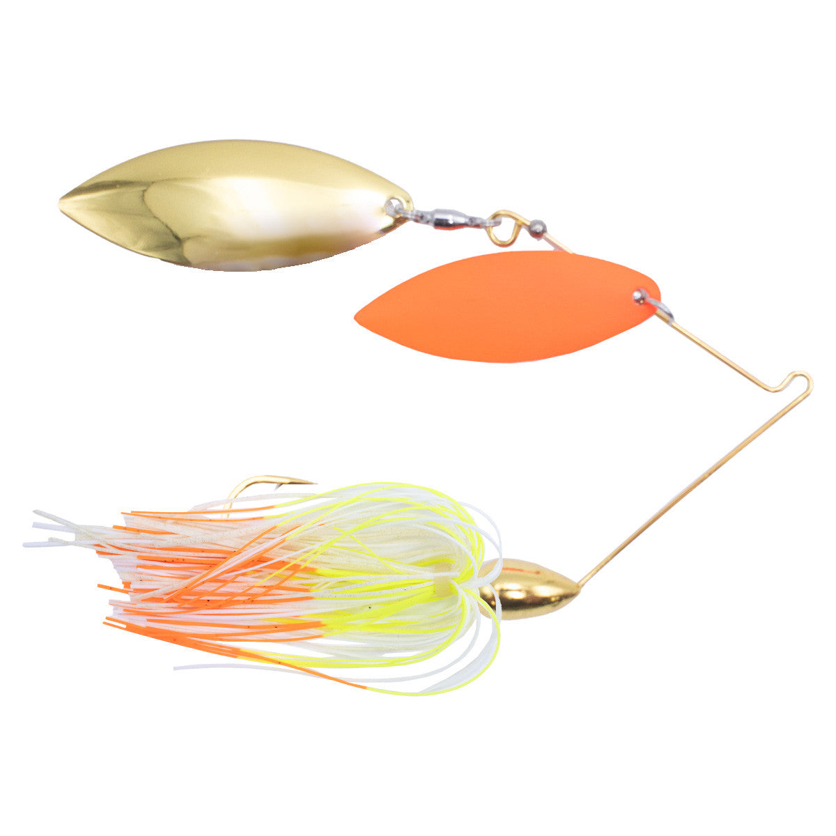image of Rogers Sporting Goods GO-2 Spinnerbait with Painted Blades and Double Willow in Coleslaw.
