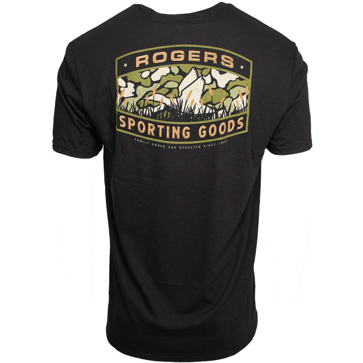 Rogers Camo Duck Silhouette Mens Short Sleeve Tee Image