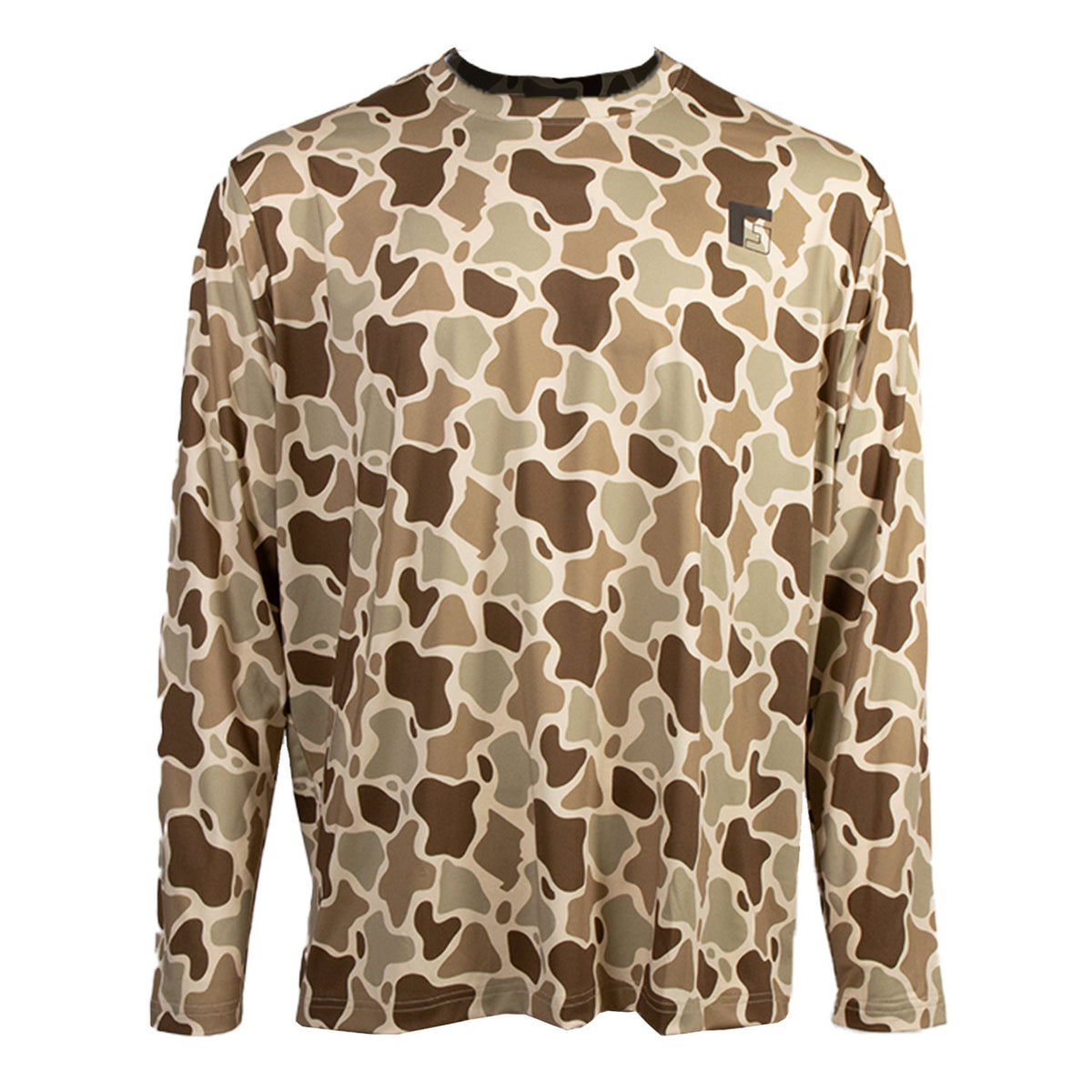 image of Rogers Elite Chill Long Sleeve Tee with Bug Protection in Retro Marsh.