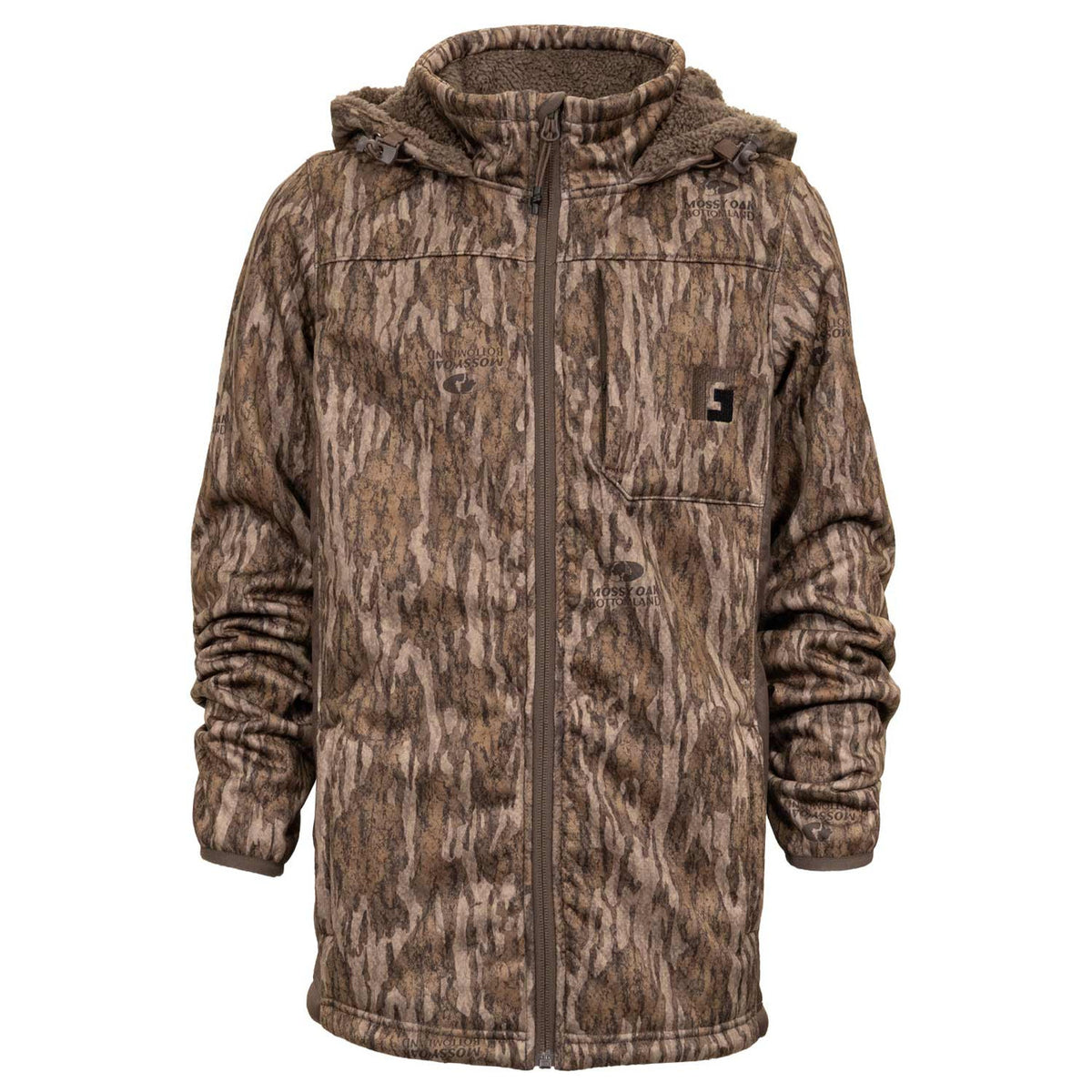 Image of the Rogers Terik G2 Whitetail Youth Jacket in Mossy Oak Bottomland