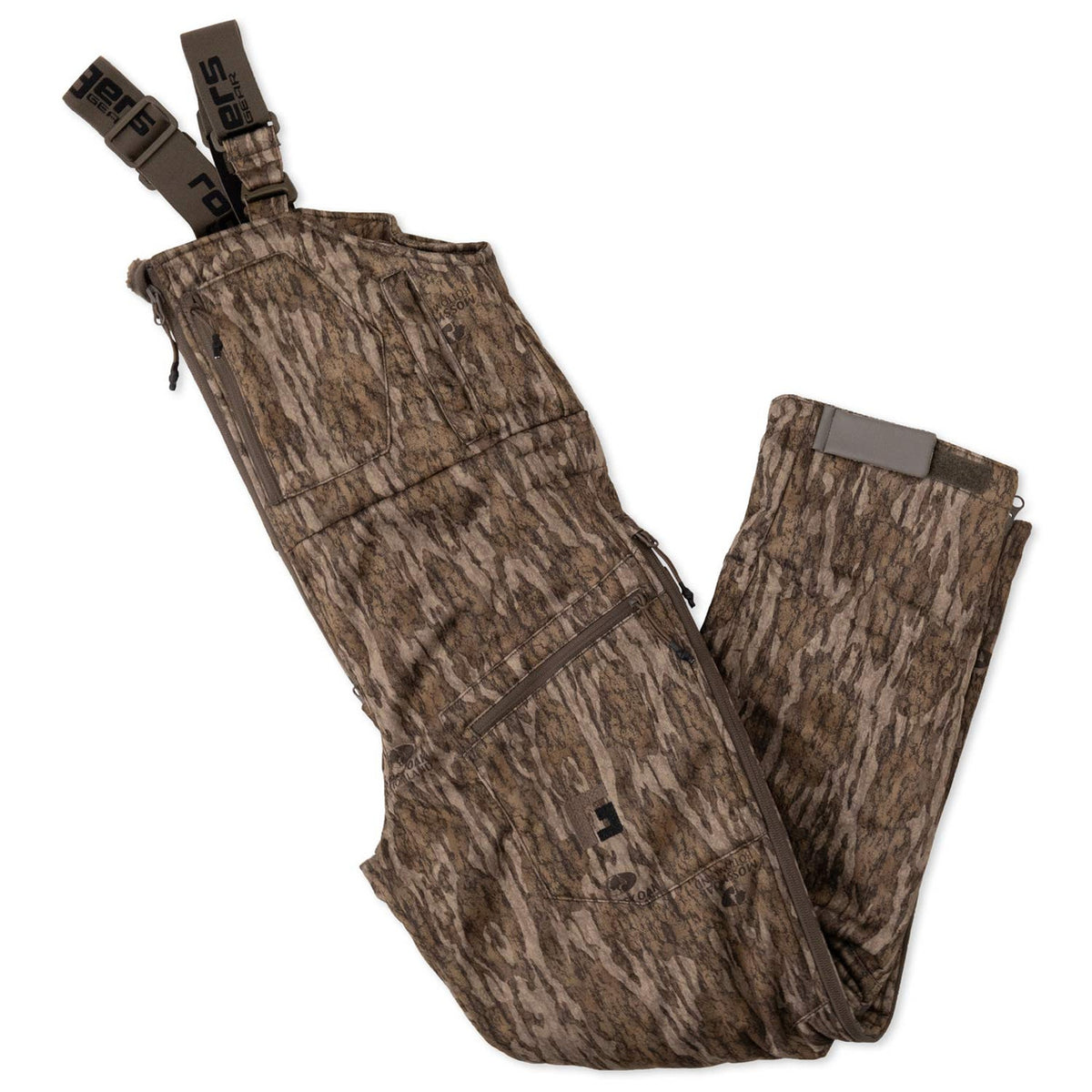 Folded image of the Rogers Terik G2 Whitetail Youth Bibs.