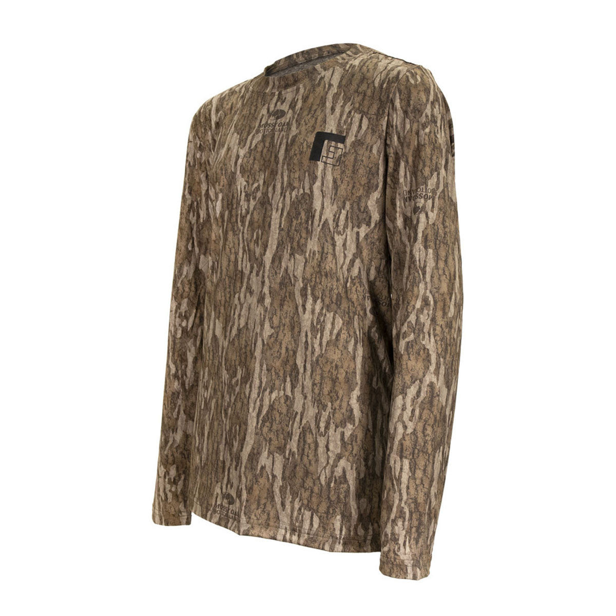 side image of Rogers Elite Chill Long Sleeve Youth Tee with Bug Protection.