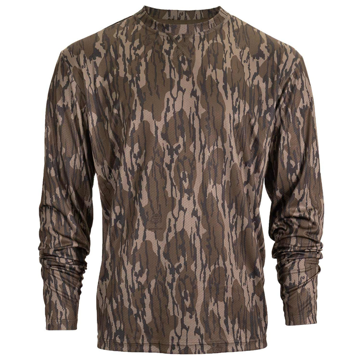 Image of Rogers Verge Long Sleeve Tee with Bug Protection in Mossy Oak Original Bottomland