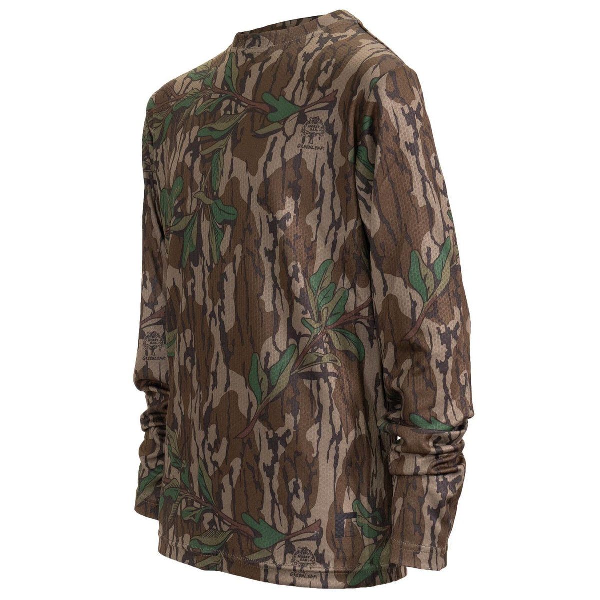 Side Image of the back of the Rogers Youth Verge Long Sleeve Tee.