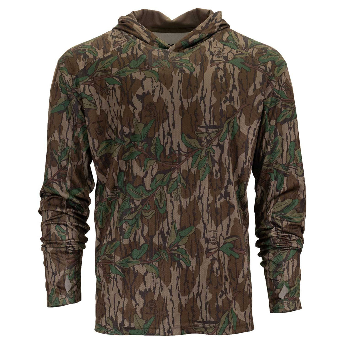 Image of Rogers Verge Hoodie with Bug Protection in Mossy Oak Greenleaf