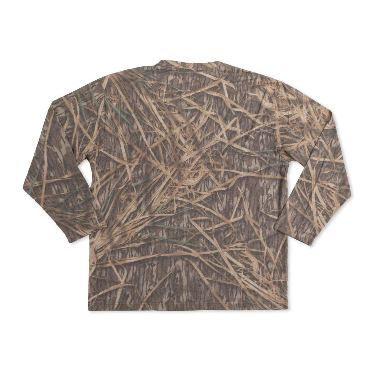 Zoomed out back image of the Rogers Logo Washed Out Long Sleeve Tee.