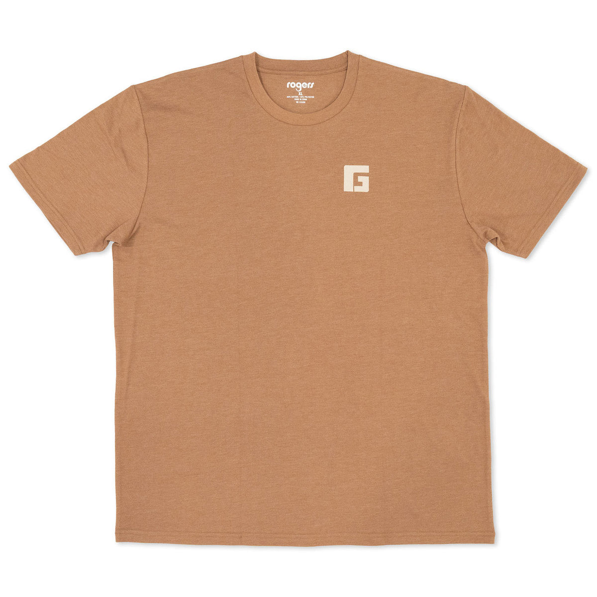 Rogers Canada Goose T-Shirt Golden Pecan Dark Heather Front image