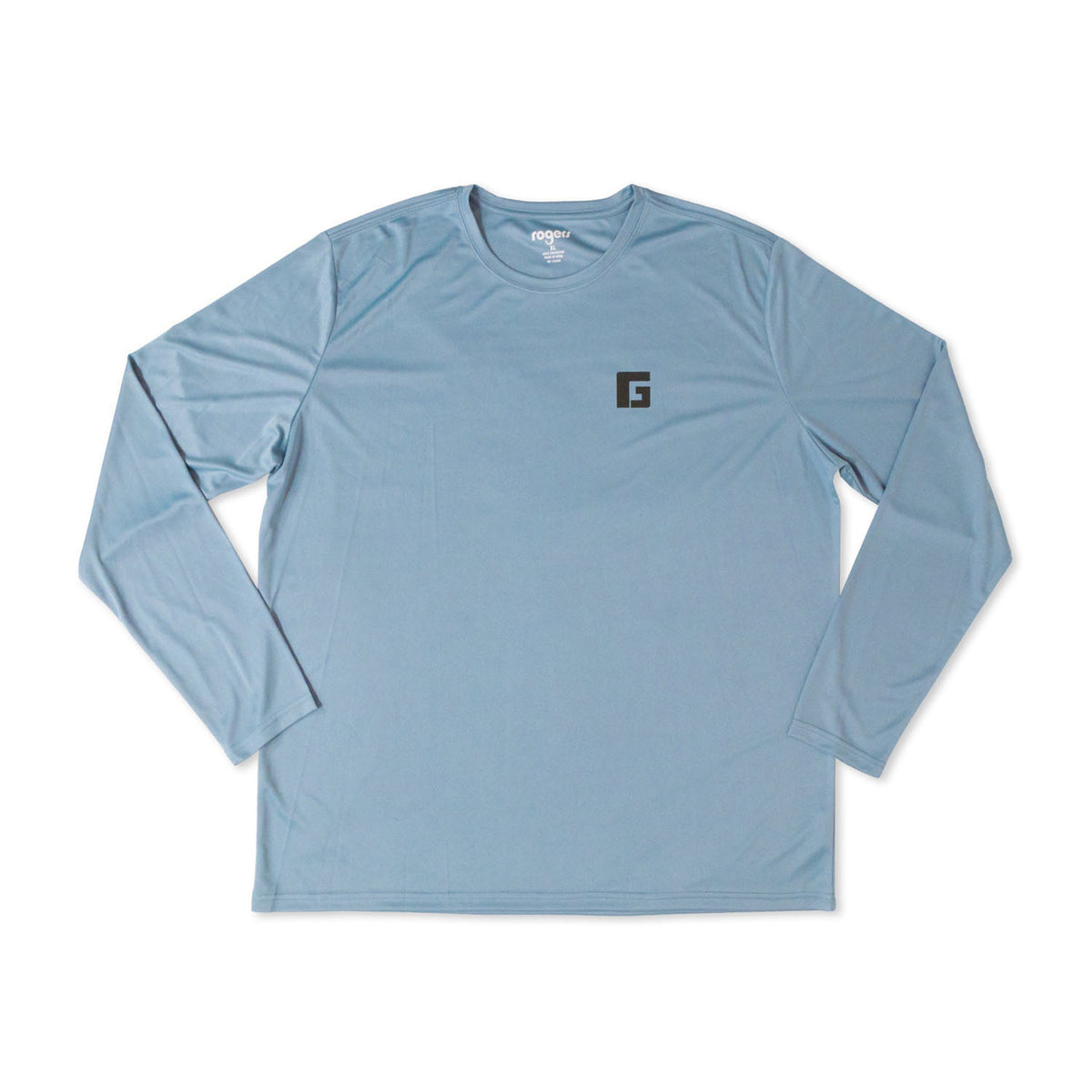 Front folded Image of Rogers Wood Duck Landing Management Long Sleeve Tee.