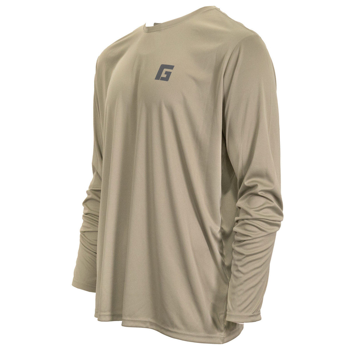 Tilted Image of Rogers Sunrise Scene Management Long Sleeve Tee.