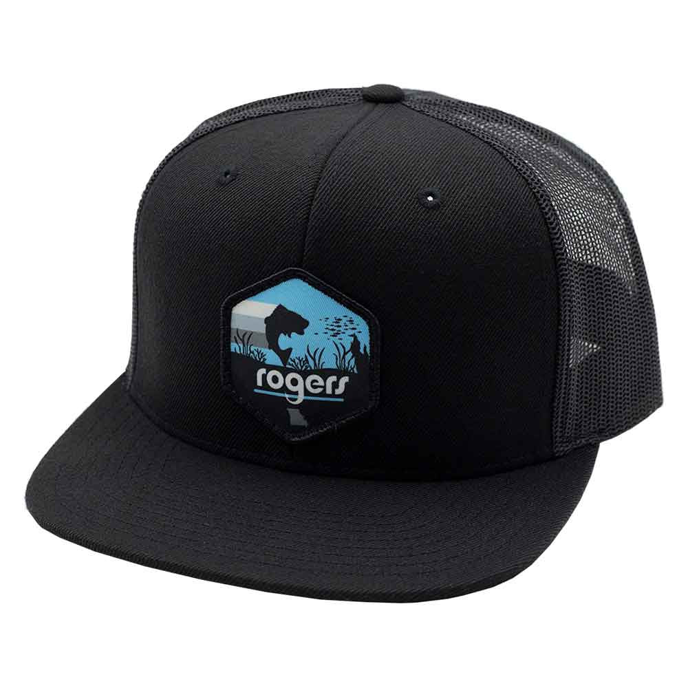 Rogers Bass Patch Flatbill Hat image