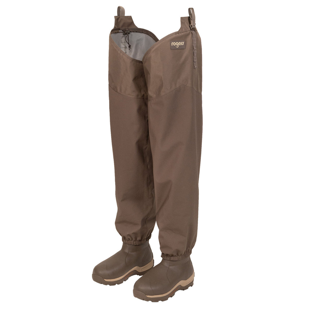 Tilted image of the Rogers R-PRO Breathable Hip Boot Muck Boot.