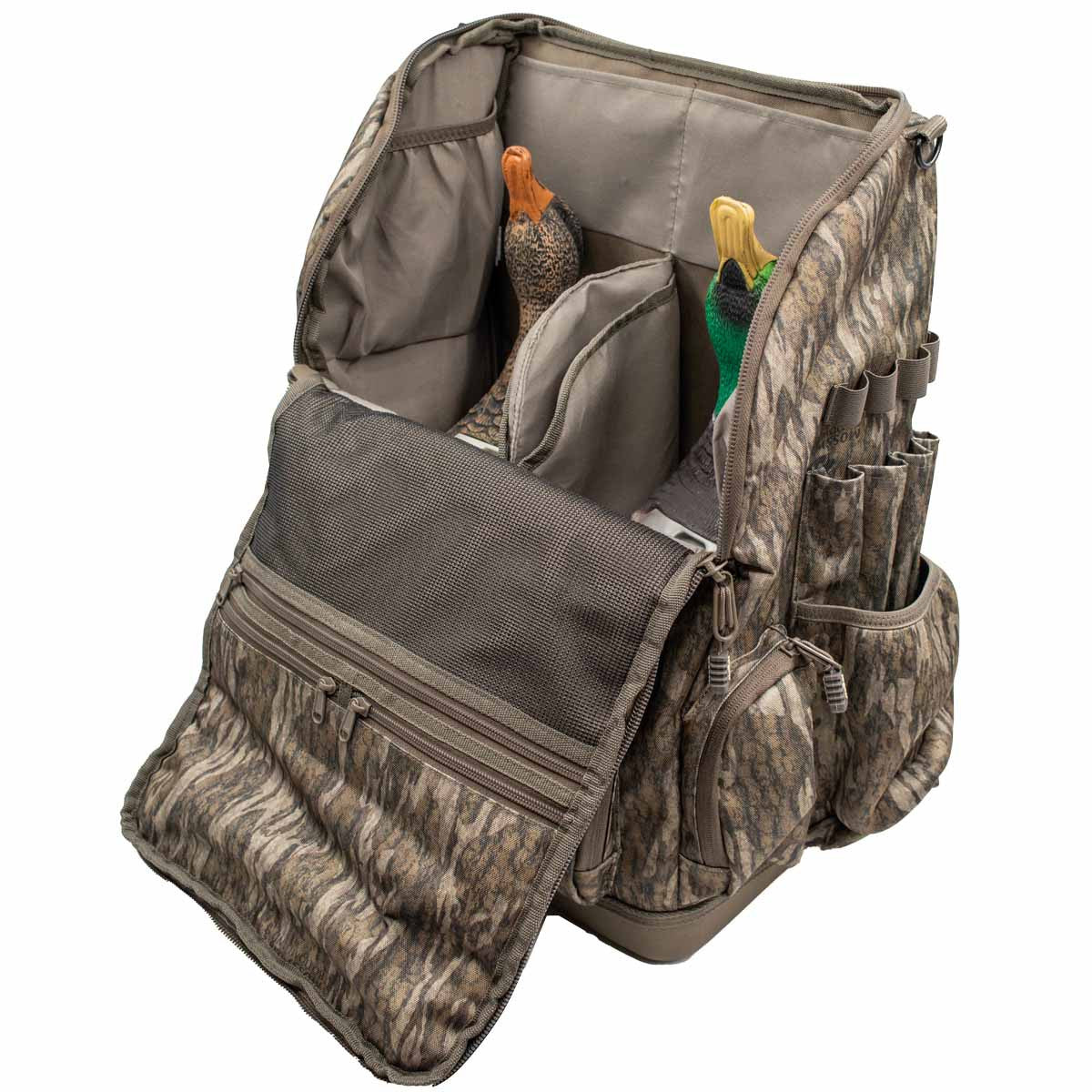 Final Approach Elite Double Spinning Wing Backpack - Mossy Oak Bottomland