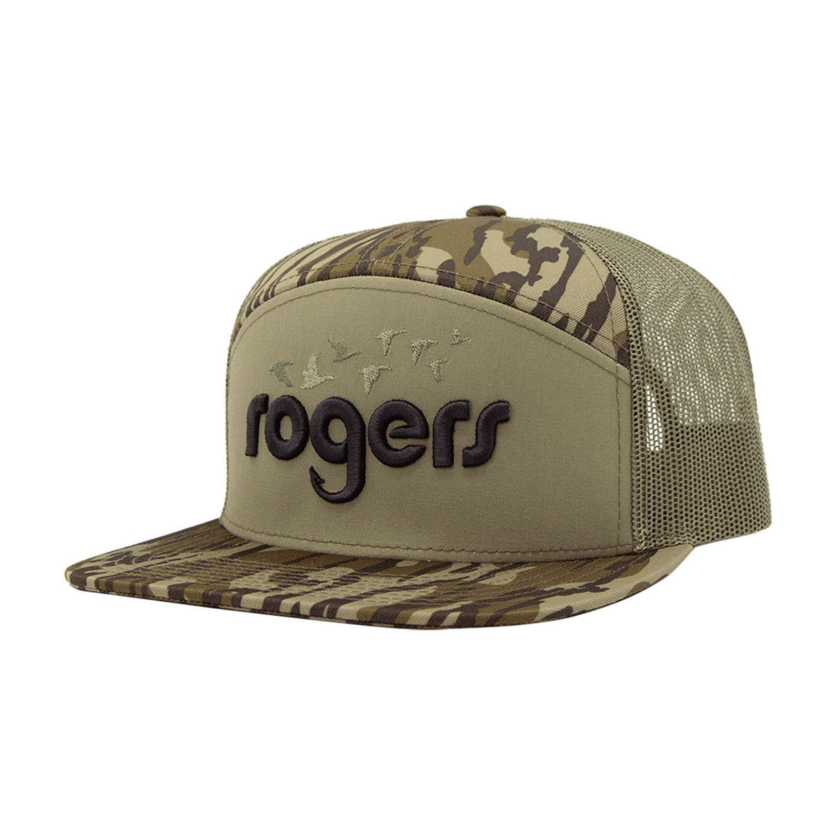 image of Rogers Ducks Logo Bottomland Hat.