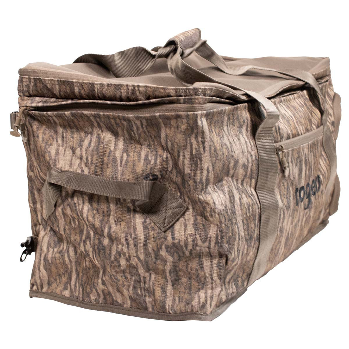 angled image of Rogers Elite Duffel Bag.