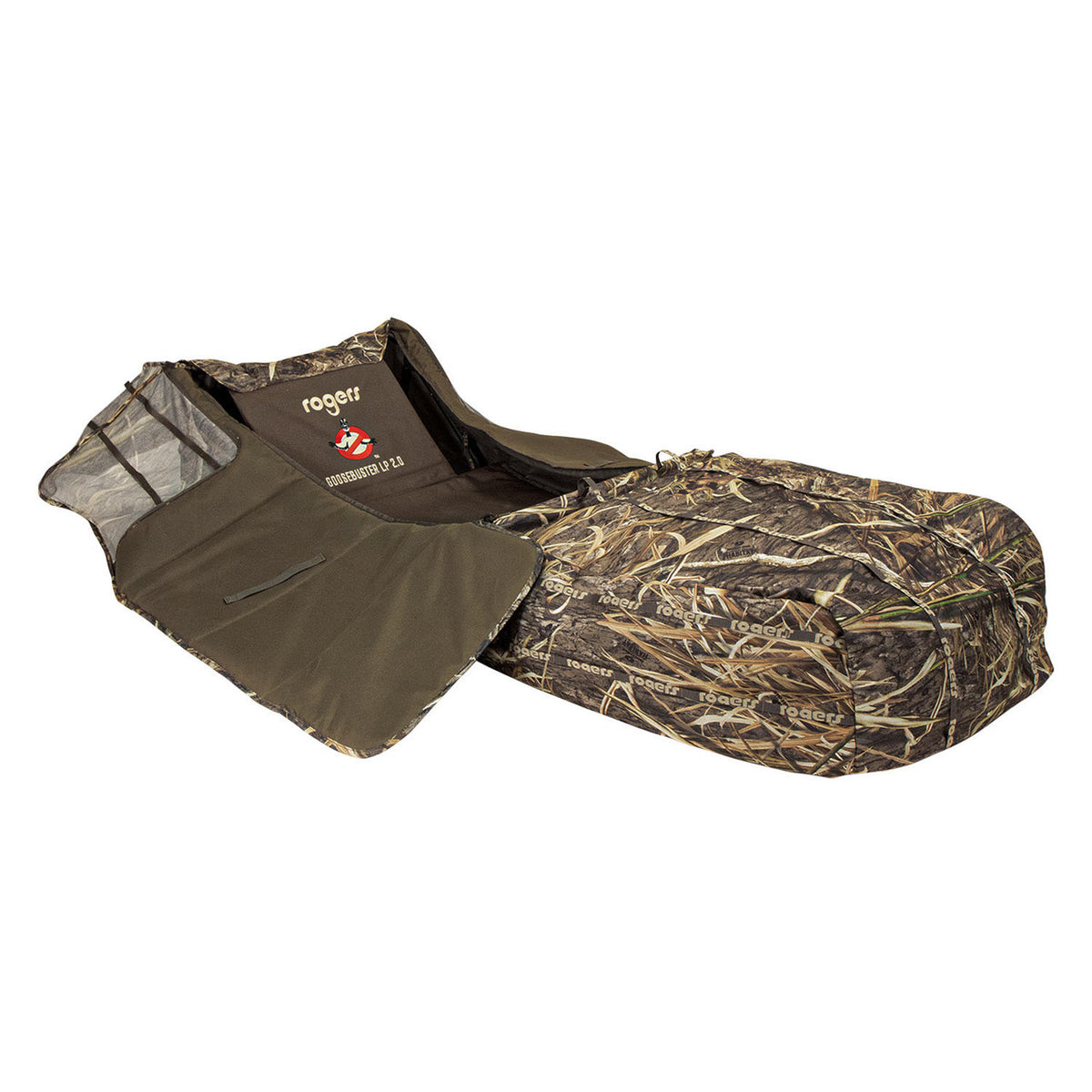 Rogers Goosebuster LP 2.0 Layout Blind In Mossy Oak Habitat