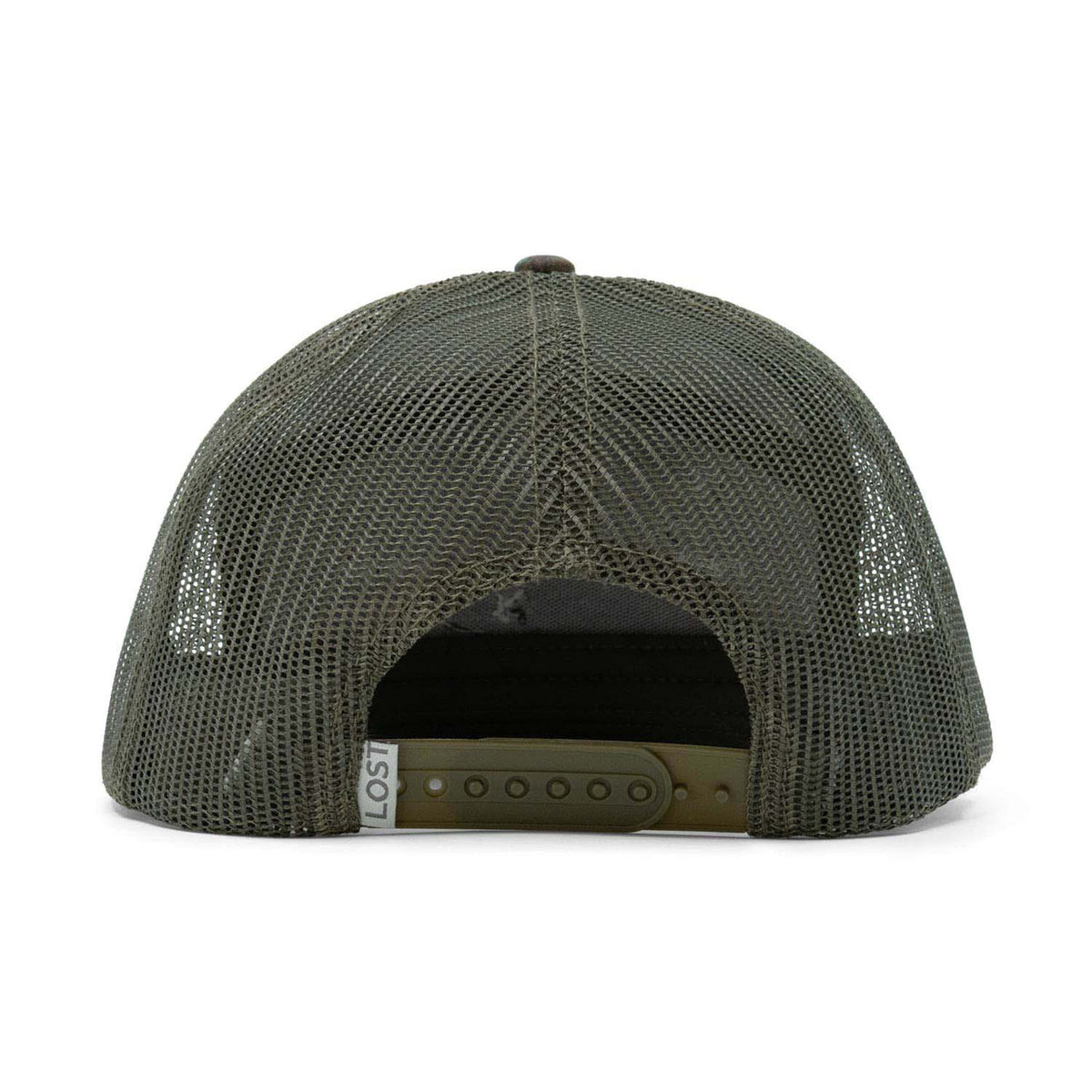Back image of the Rogers Turkey Tracks Greenleaf SA7AGE Hat.