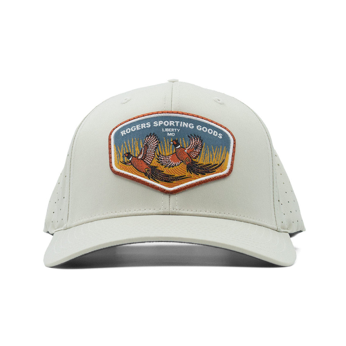 Front image of the Rogers Flushing Pheasants Hat.