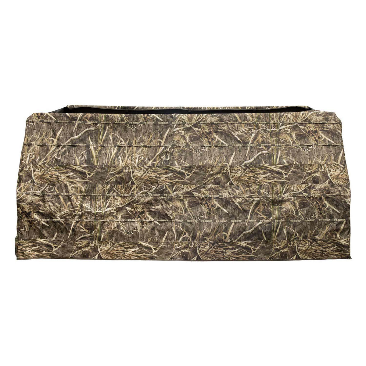 Image of the Rogers Sporting Goods Goosebuster 3-Man Frame Blind in Mossy Oak Habitat.