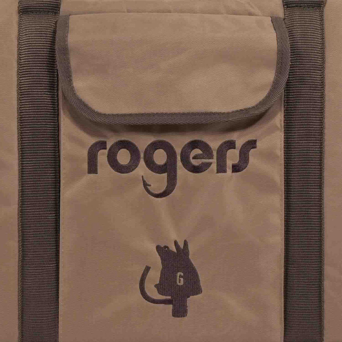 Front Branding Image of the Rogers Sporting Goods 6 Slot Water Motion Decoy Bag.