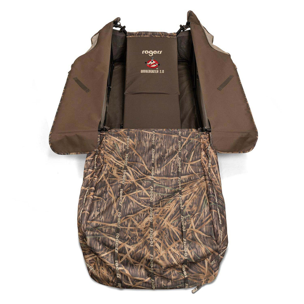 Front Open Image of the Rogers Sporting Goods Goosebuster 2.0 Layout Blind.