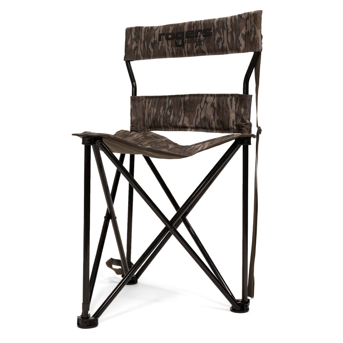 Rogers Sporting Goods Workin' Man Wide Tripod Chair Angled Side Image