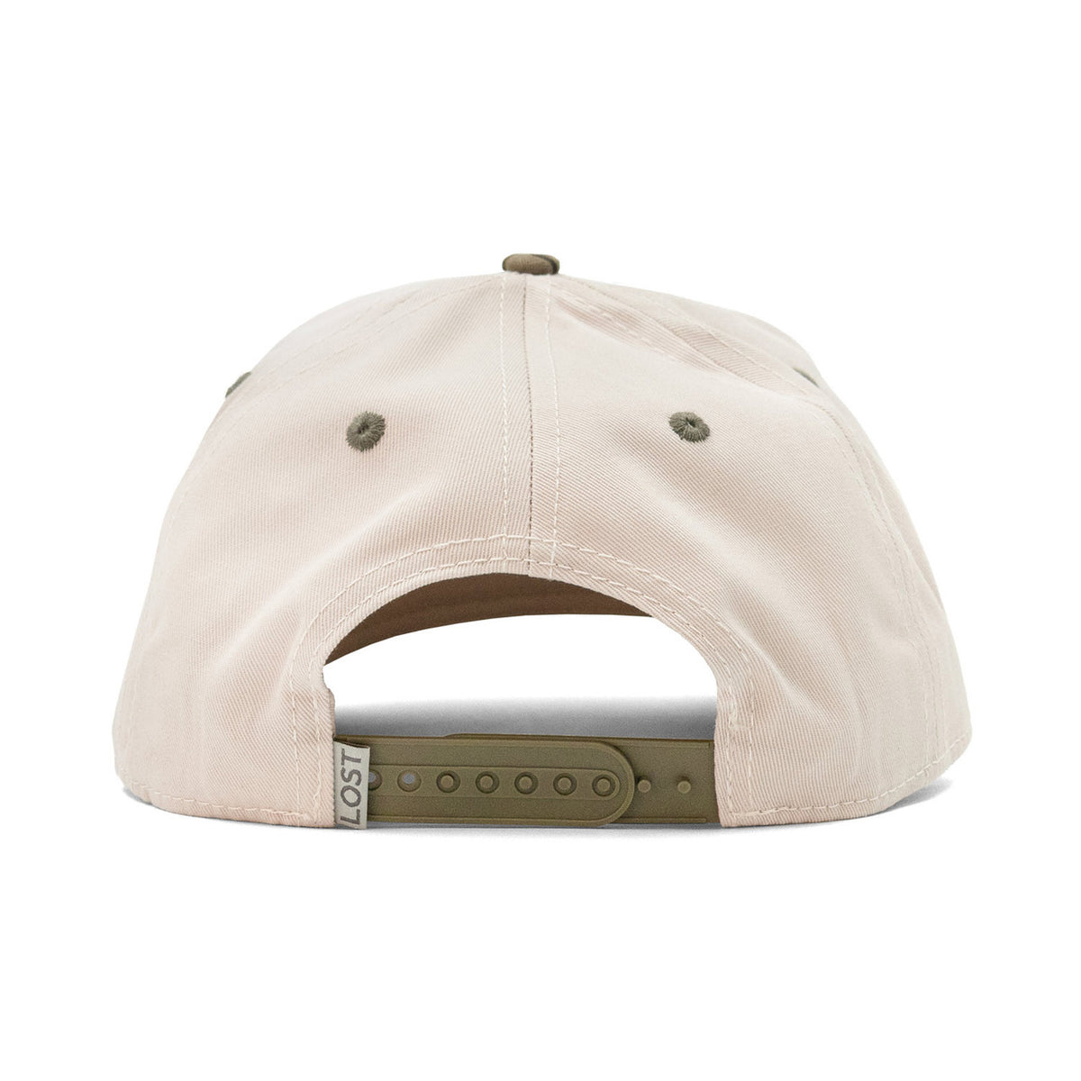 Back image of the Rogers Pintail Flight Embroidery Ea5y Hybrid Hat in Mossy Oak Original Bottomland.